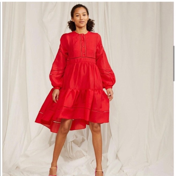 Cynthia Rowley Dresses & Skirts - Cinthia Rowley ROMA LACE TRIM DRESS